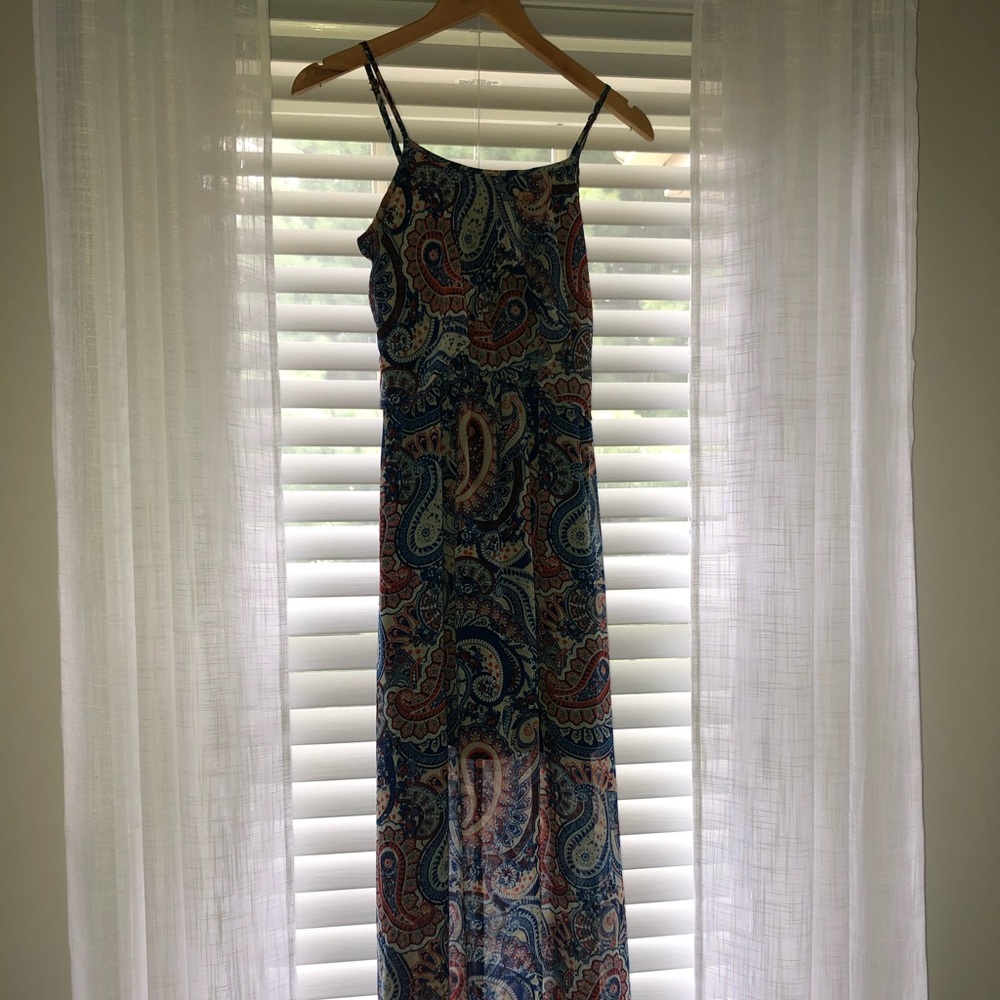 Pattern long dress
